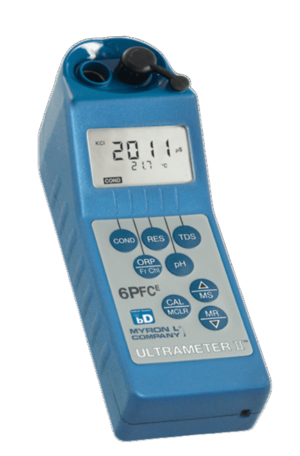 Ultrameter II 6P Fce de Myron L, medidor multiparamétrico para análisis de agua en Brasil